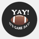 Search for football game day stickers Touchdown