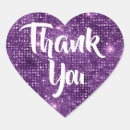 Search for purple thank you wedding stickers Grey