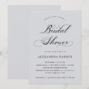 Search for soft bridal shower invitations Typography