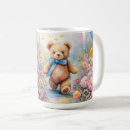 Search for teddy bear with flowers mugs Pink