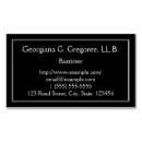 Search for barrister business cards Counsel