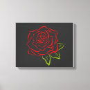 Search for rose drawing canvas prints Abstract