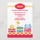 Search for circus train birthday invitations Cute