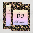 Search for for her 60th birthday invitations Floral