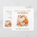 Search for autumn pregnancy announcement cards Watercolor