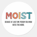 Search for moist stickers Humour