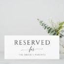 Search for reserved wedding signs Typography