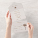 Search for palm leaf wedding invitations Modern elegant