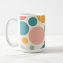 Search for colorful polka dots mugs Retro