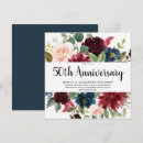 Search for 50th anniversary dinner invitations Red