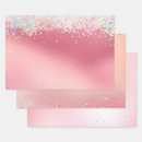 Search for pink glitter wrapping paper Pretty