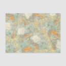Search for vintage map decoupage tissue paper Adventure