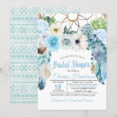 Search for dreamcatcher bridal shower invitations Blue