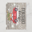 Search for vintage car christmas postcards Snow