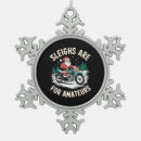 Search for motorcycle christmas tree decorations Santa