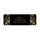 Search for black and gold address labels weddings Rustic