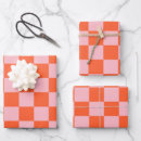 Search for pink and orange wrapping paper Preppy