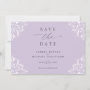 Search for lilac wedding save the dates Elegant