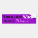 Search for witch bumper stickers Magic