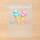 Search for ice cream gender reveal invitations He or she