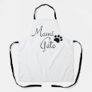 Search for cat lover aprons Gato