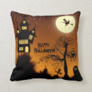 Search for haunted house halloween cushions Orange