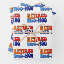 Search for retirement wrapping paper Retiree
