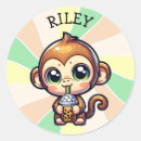 Search for cute monkey stickers Cartoon
