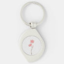 Search for pink cherry blossoms key rings Flower