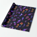 Search for musical notes wrapping paper Unique