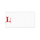 Search for letter l return address labels Alphabet