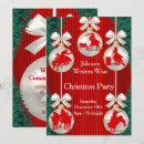 Search for horse christmas invitations Red
