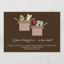Search for cardboard box invitations We're moving