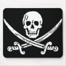 Search for pirate with sword mouse mats Skull