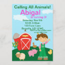 Search for farmer birthday invitations Pig