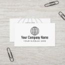 Search for globe business cards Modern