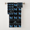 Search for blue and black bath towels Monogrammed