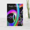 Search for abstract art birthday cards Green