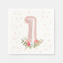 Search for easter napkins First birthday