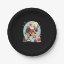 Search for funny christmas plates Black cats