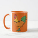 Search for year of the rooster mugs Illustration