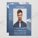 Search for clouds celebration of life invitations Funeral