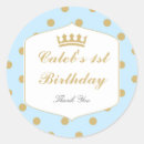 Search for blue and gold prince stickers Birthday