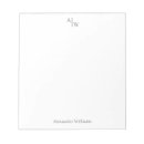 Search for initial notepads Elegant