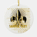 Search for fleur de lis christmas tree decorations Black