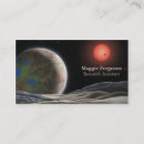 Search for alien business cards Black
