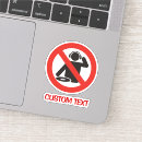 Search for restricted stickers Warning