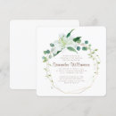 Search for white flowers christening invitations Botanical