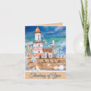 Search for watercolor lighthouse cards Seagull