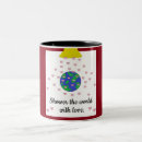 Search for love the planet mugs Heart